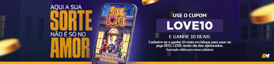 BetMidas R$10 Gratis no jogo Reel Love